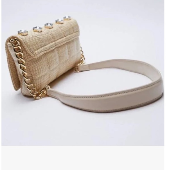 Zara Quilted Rhinestone Bag - Picture 2 of 4